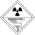 plaque etiquette matieres radioactives 1

