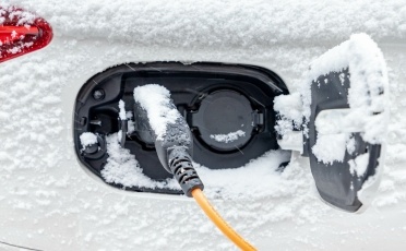 Recharge voiture électrique en hiver